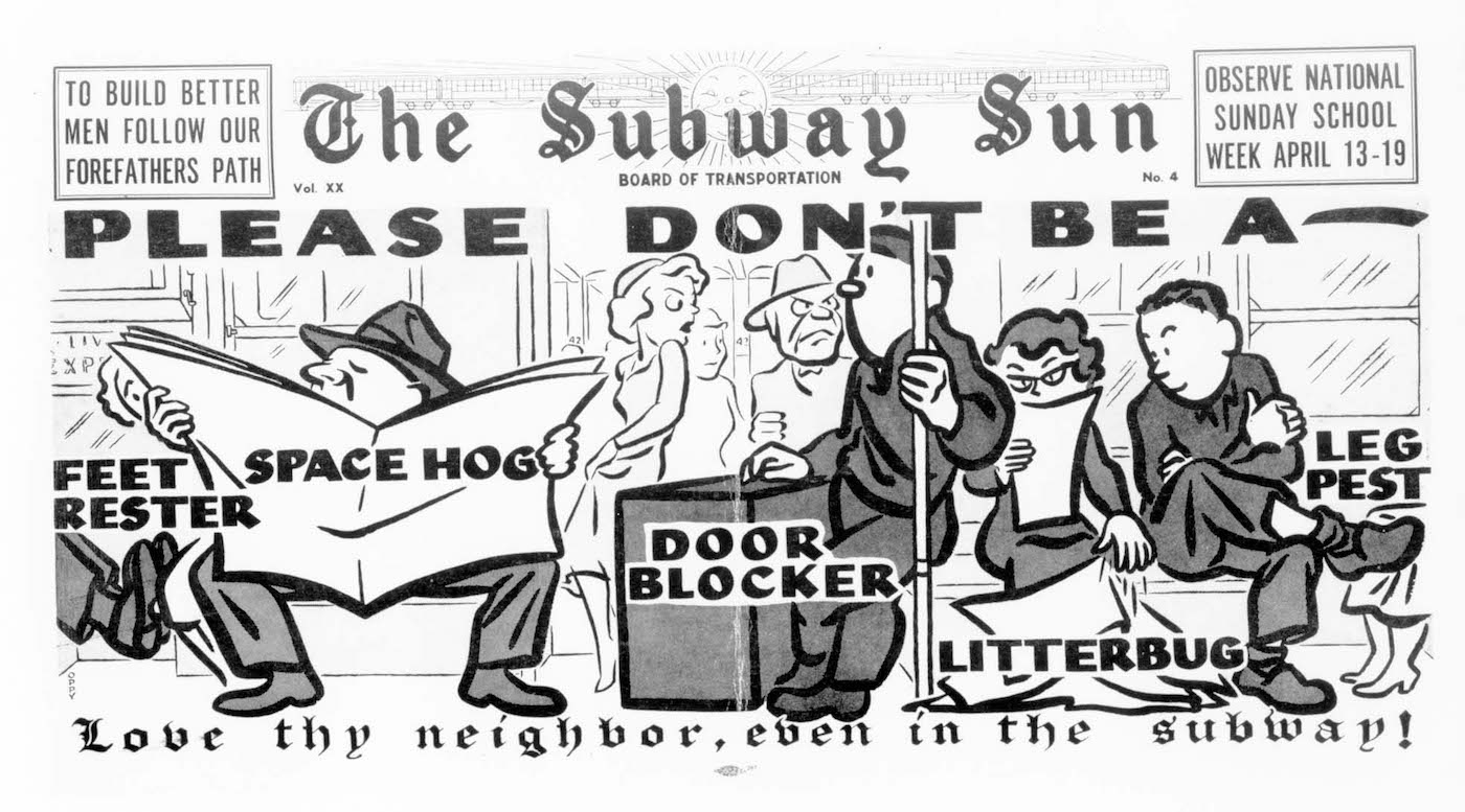 Subway-Sun-NYC-1953