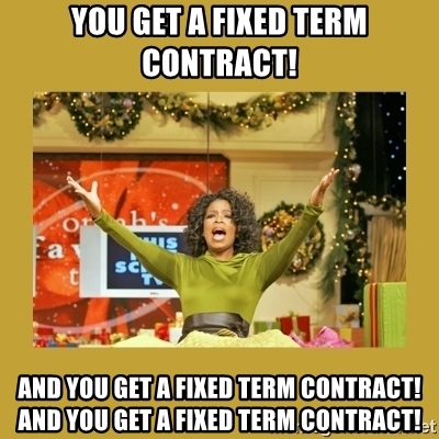 fixed term contracts